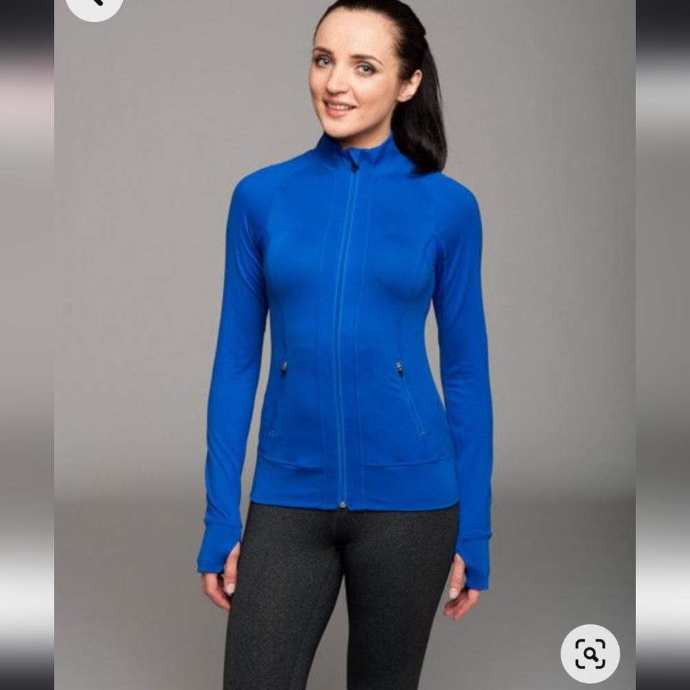 Reva - Marathon Zip-Up Activewear Jacket - Size Medium | Royal Blue